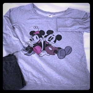 H&M and Disney collaboration pajamas set